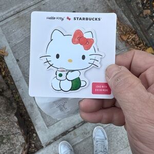 Starbucks Hello Kitty Gift Card with Red Bow